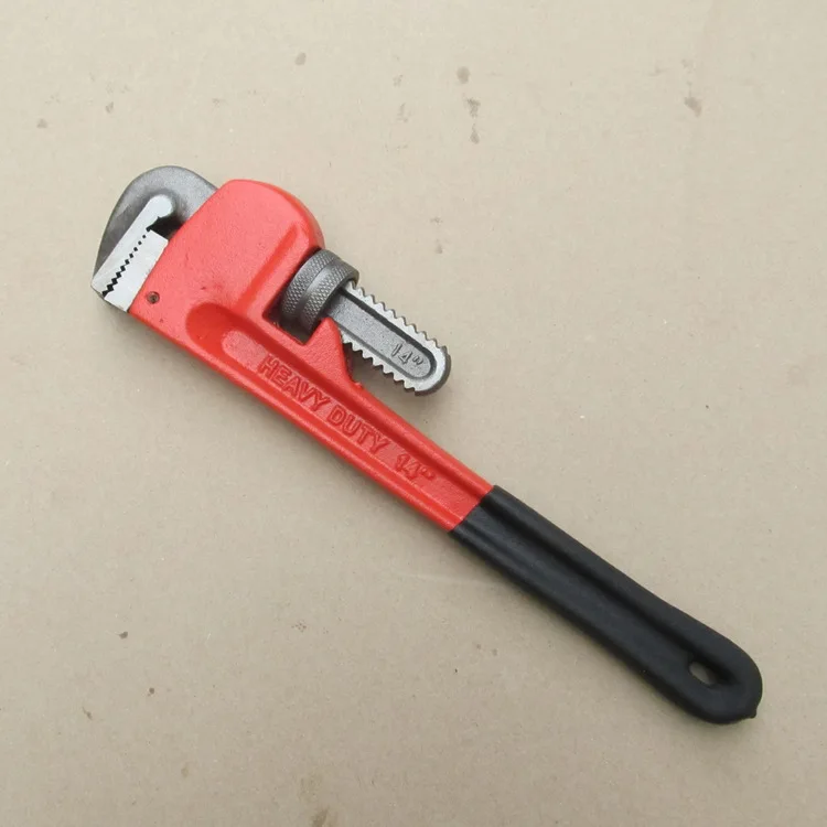 Linyi tianxing good quality heavy duty pipe wrench 8",10", 12", 14", 18", 24", 36",48"