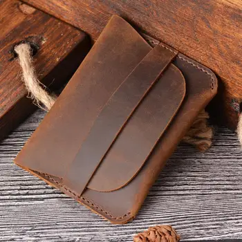 card case leather wallet