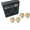 Skullhead Shaped Whiskey Stones Stainless Steel Ice Cubes