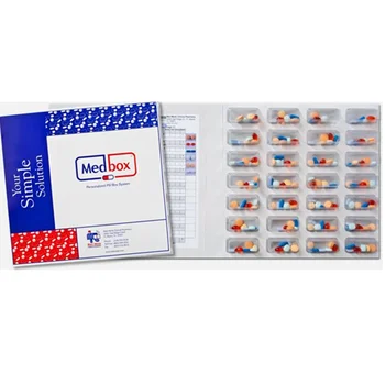 ximan industrial cold seal medication cards pill pack 28 dose pill medication cards