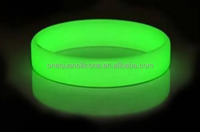 Factory Direct Eco Friendly Silicone Fluorescent Rubber Factory Direct Eco Friendly Silicone Fluorescent Rubber Bracelet Glow In The Dark