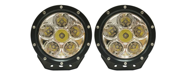 汽车顶部 led 工作灯 60w 圆形 led灯车车灯 5400lm 高流明 5英寸工作