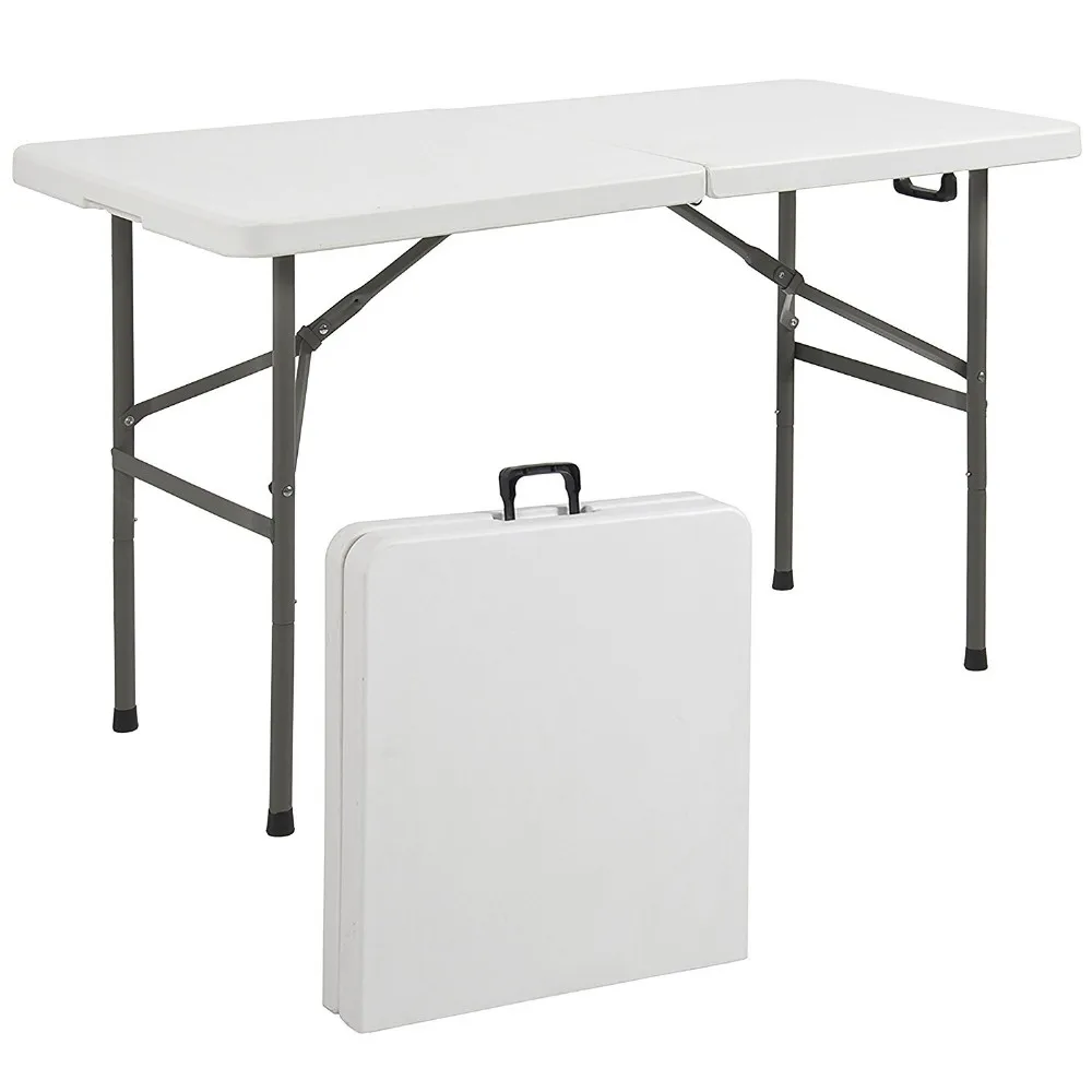 lightweight folding table portable plastic indoor outdoor picnic