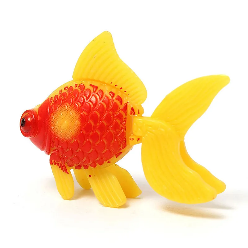Aquarium Fish Tank Plastic Swimming Artificial Fake Gold Fish