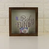 High Quality Natural Wood Picture Frame 3d Frame Box Stamp-Collecting Corns Saving Money Bnak Wood Shadow Box