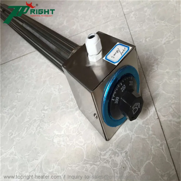 Immersion Water Heater Heating Element With Cover And Temperature