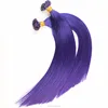 keratin u tip pre-bonded double drawn hair extension purple human hair weave