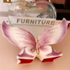 Hot selling Heart shaped Crystal Glass Awards with butterfly base, K9 Crystal Trophy for Souvenir