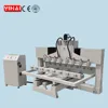 6 head cnc router/ 4 Axis Multi Head Wood CNC Rotary Machine/rotary cnc engraving with syntec cnc