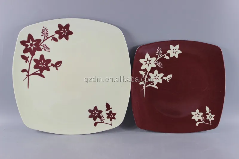 Factory Supply Melamine Party plate , Cake dishes 8-10inch