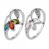 13586 Xuping latest white gold finger ring designs, rings jewelry women 925 sterling silver color, saudi white gold jewelry