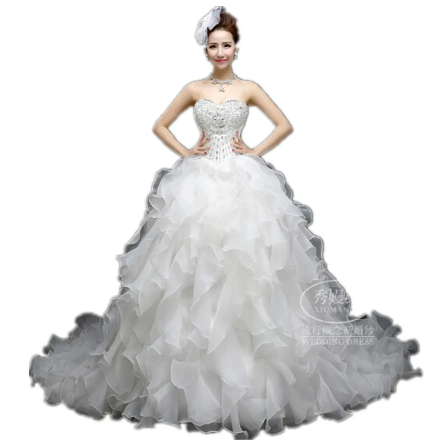Get Quotations C2 B7 Nobleness Shiny Bride Gown Sweetheart Collar Sexy Off Shoulder Bling Bling Ruffles Big Trailing Fashion Ball Get Quotations C2 B7 Nobleness Shiny Bride Gown Sweetheart Collar Sexy Off Shoulder Bling Bling Ruffles Big Trailing Fashion Ball