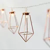Boho LED Bedroom Fairy Battery Powered Rose Gold Metal Cage String Lights Wedding Party Indoor Patio Camping Lights