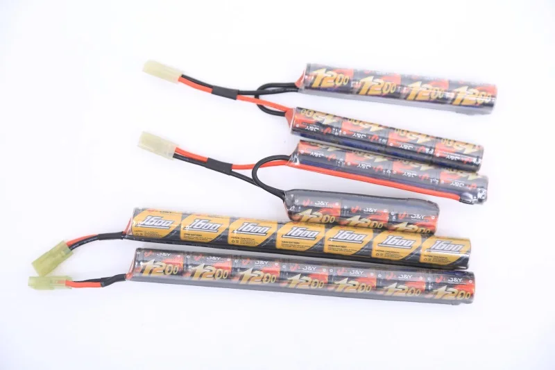 High Quality 7.2v 2/3a 1200mah Nimh Rechargeable Airsoft Gun Battery