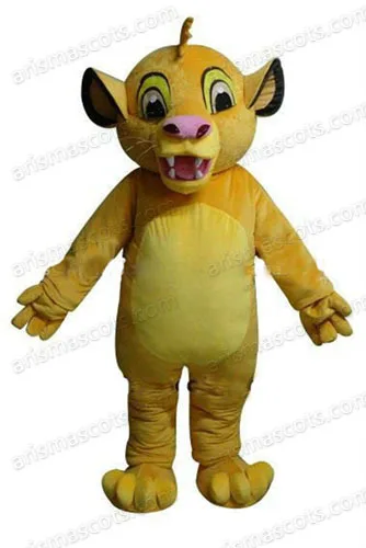 Adult Leo Lion Mascot Costume Unisex Jungle Animal Big Head Fancy Dress Outfit
