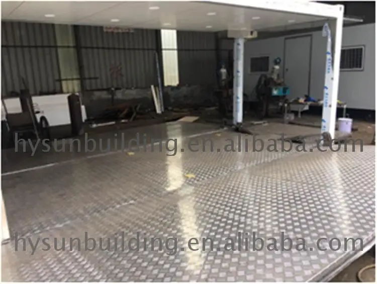 living 20ft container home with small kitchen