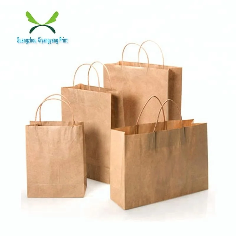 Custom Made Promotional Small Brown Kraft Paper Bags Printing Manufacture Whole Custom Made Promotional Small Brown Kraft Paper Bags Printing Manufacture Whole