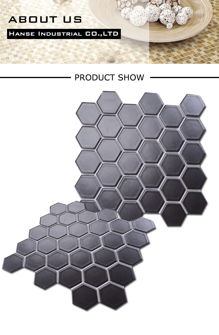 shaw pool kitchen mosaic matte black hexagon bathroom floor tile