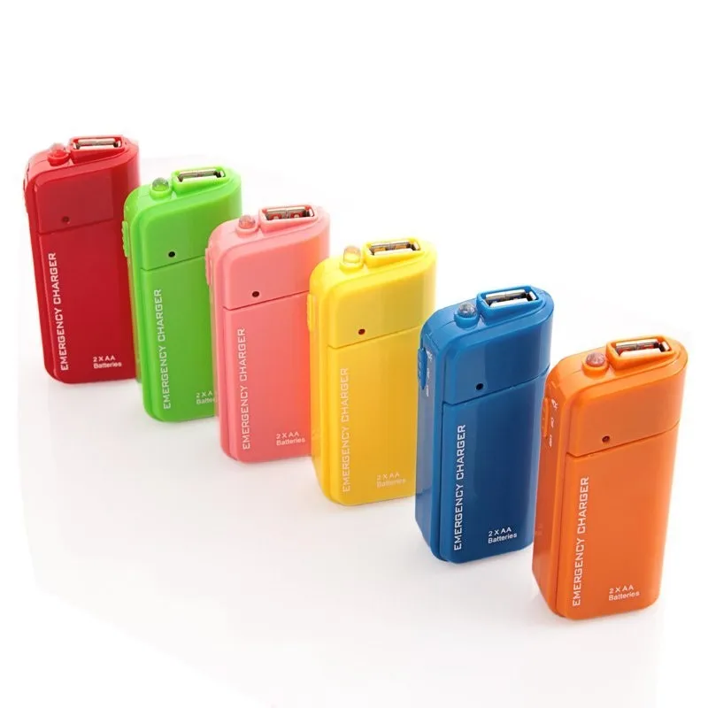 Mini Mobile Charger One Time Use Disposable Power Bank 1000mah Aa