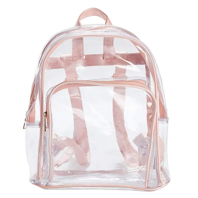 背包 大容量耐用透明防水儿童 pvc 背包   材质: pvc 防水 应用: 书包