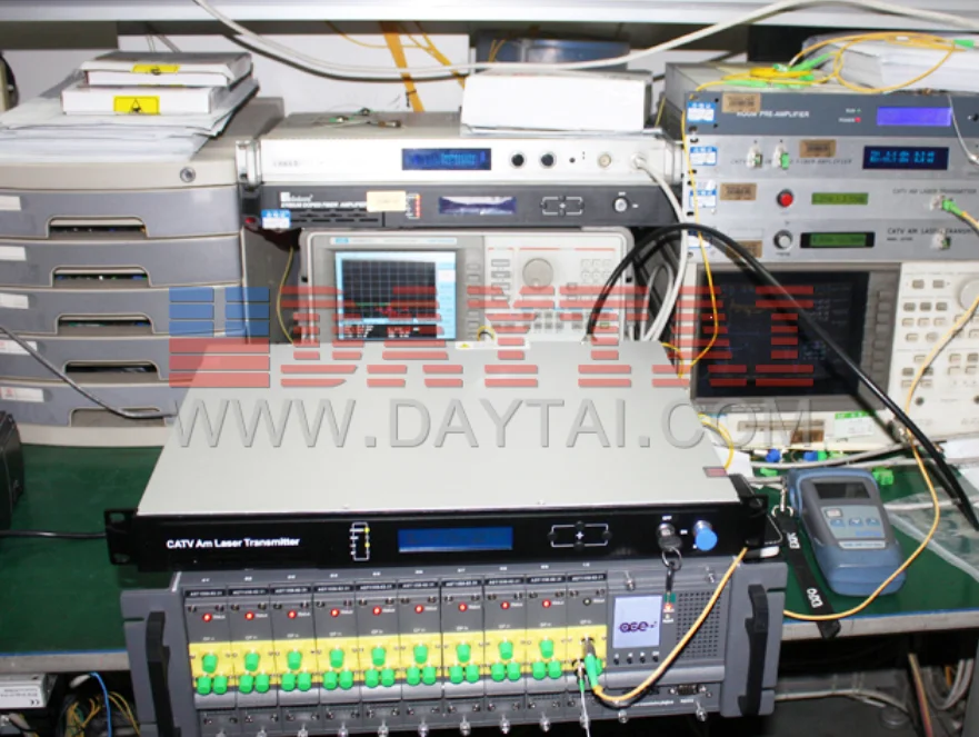 10 Mw Fiber Optic Transmitter Catv Optical Transmitter With 20/50 Km