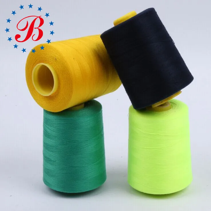 Polyester Sewing Threads In Plastic Cone Ne 40/2 3000 Yards - Buy Spun ...