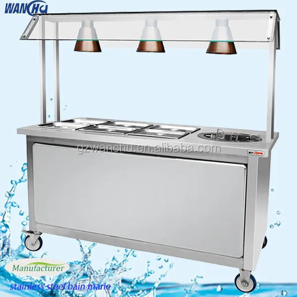 American Buffet Server Keep Food Warming Showcase/heating Lamp Electric