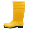 Construction Boots Heavy Duty PVC Dull Finish Work Safety Boots Steel Toe or Steel Midsole JH005