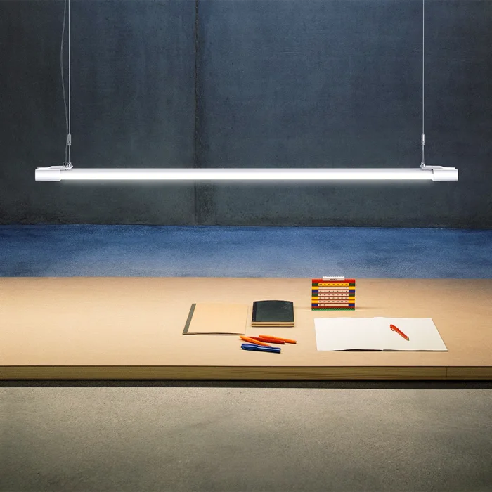 High Power Led Linear Light 48w Led Smart Batten Lamp For Office