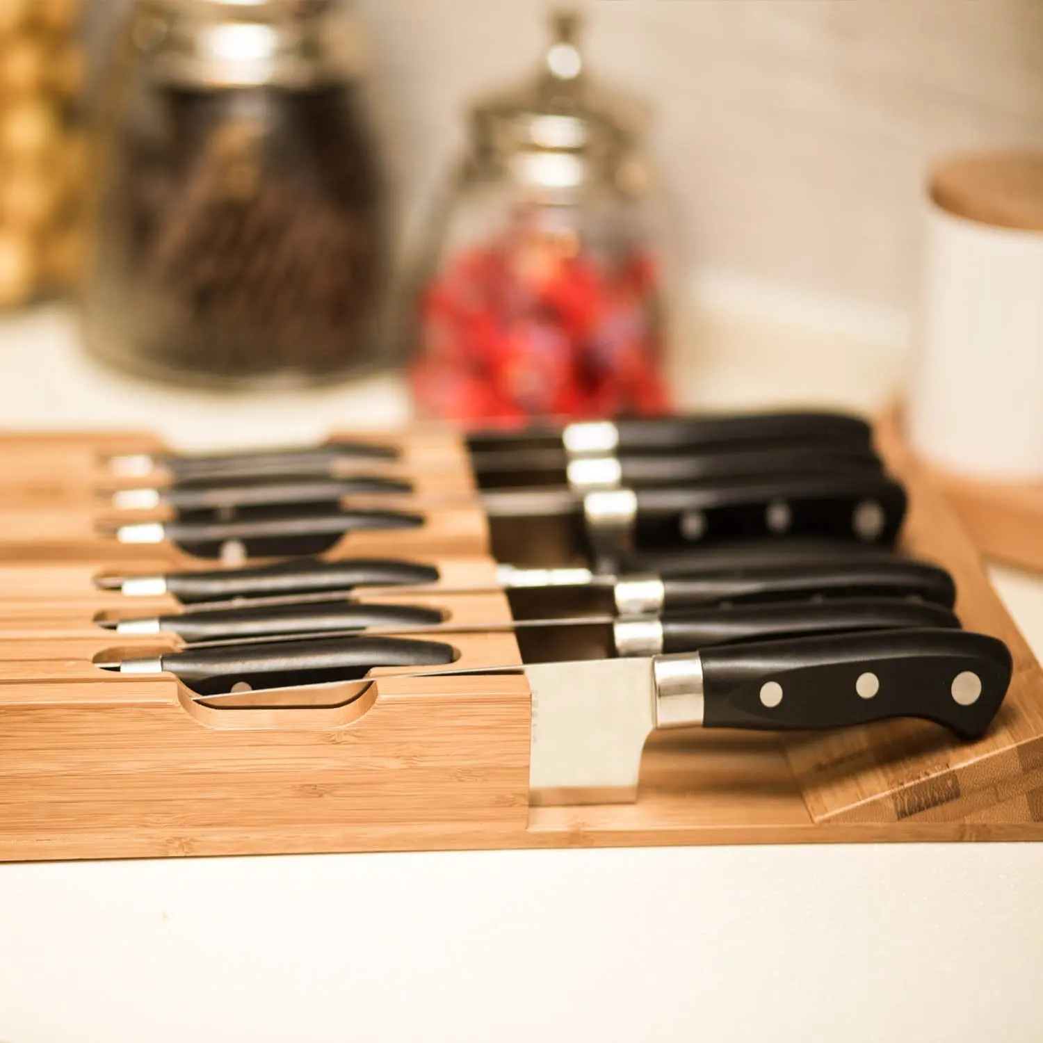 drawer knife block set