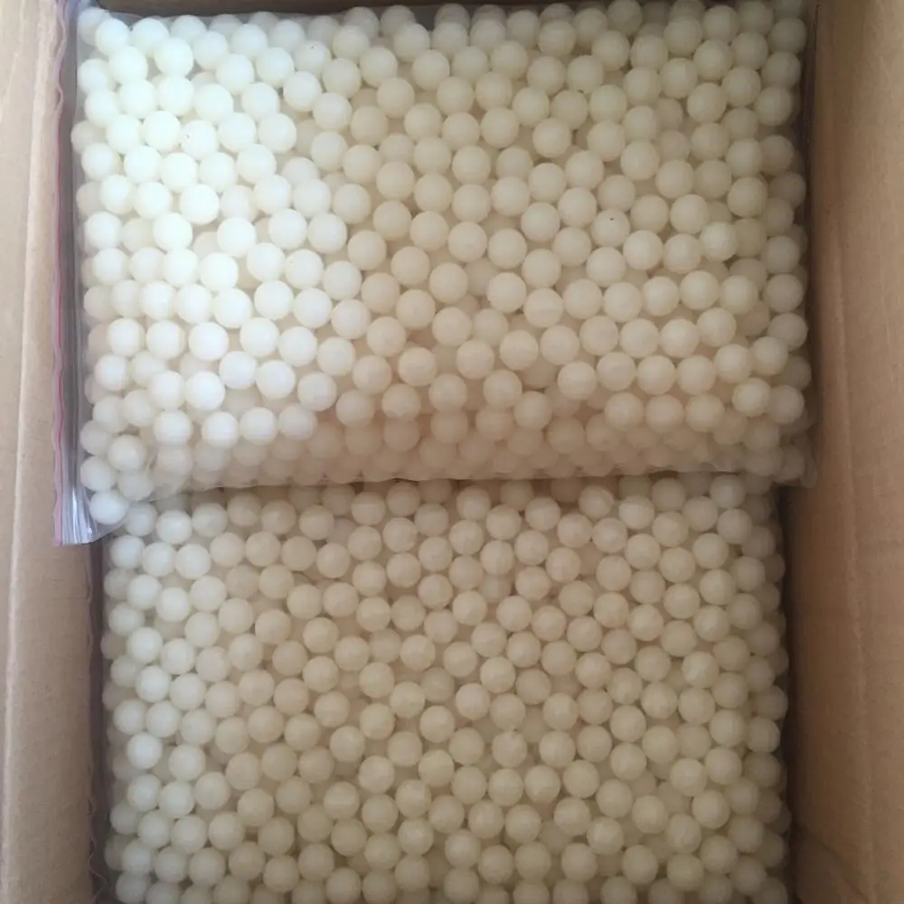 High Polished 10mm Small White Pp Hollow Plastic Balls For Deodorant