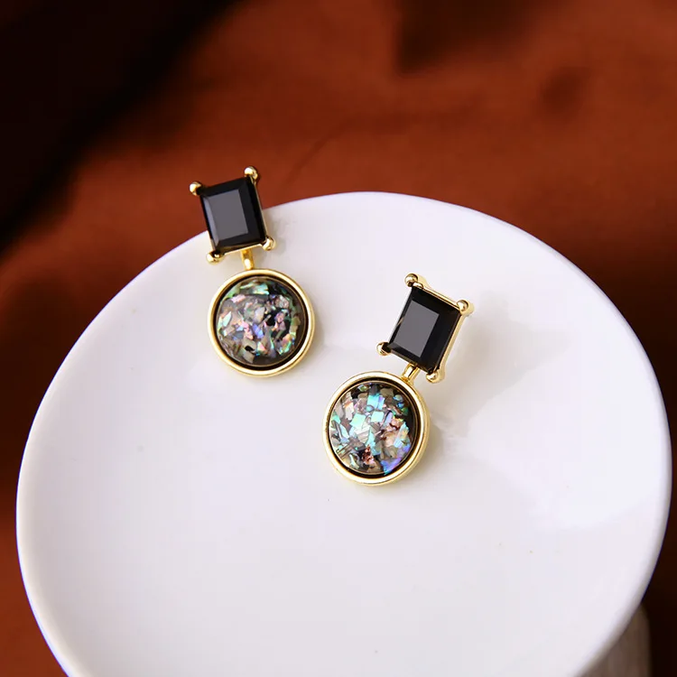Jd Jewelry Custom Ins Geometric Crystal Irregular Fashion Brides Zinc ...