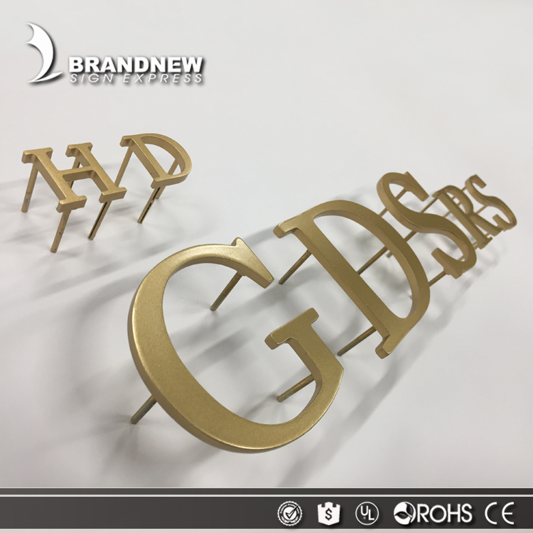 Custom Design 3d Small Solid Metal Brass Letter For Signage Buy Brass