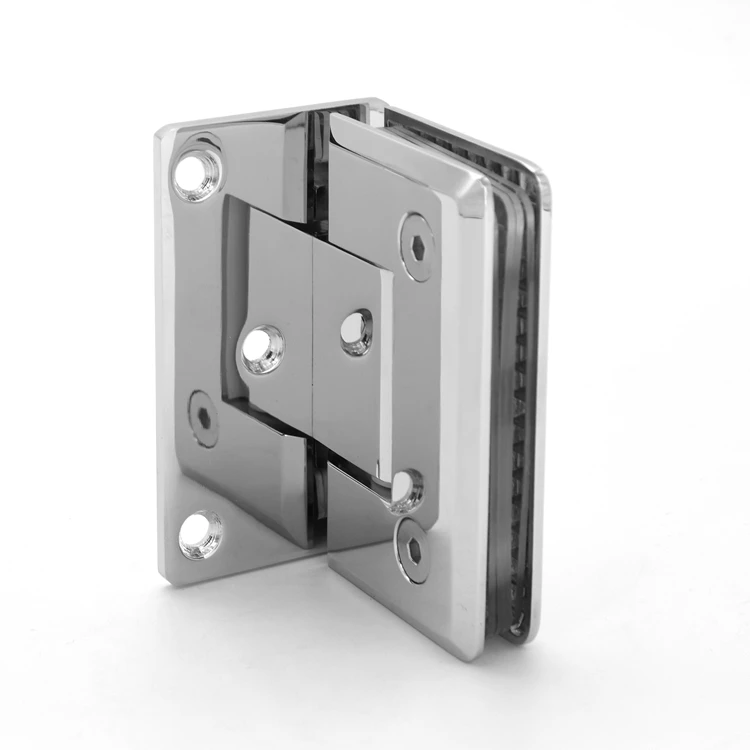 Brass 90 Glass To Wall Shower Glass Door Hinge Bathroom Screen Pivot