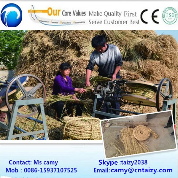 Sales Promotion Wheat Straw Rope Making Machine Buy Plastic Straw