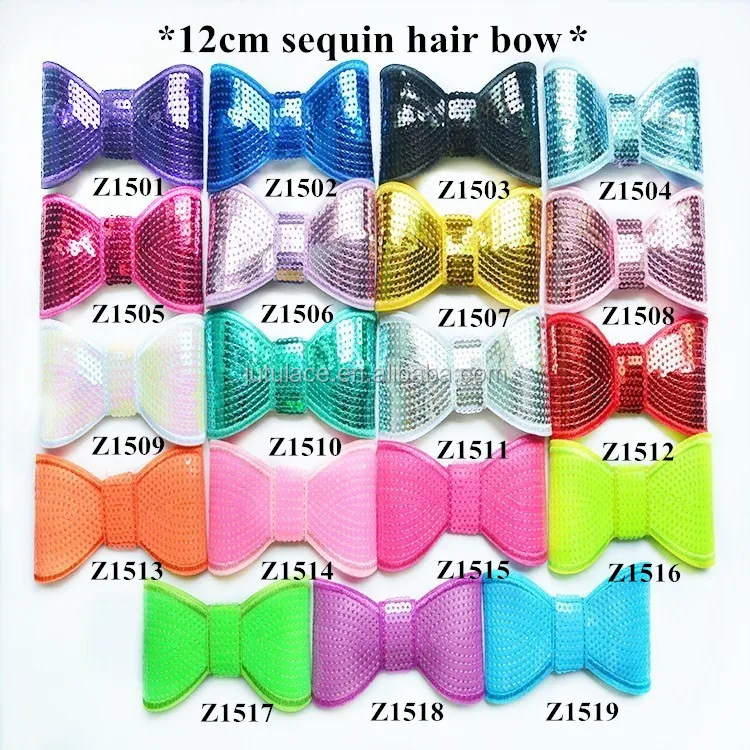 12cm sequin bow
