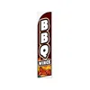 BBQ Wings Promotional usage Advertising exhibition event outdoor Flying Beach banner stand Feather Teardrop Flag