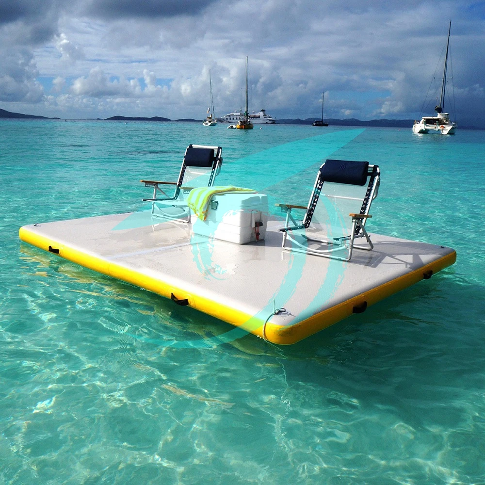 
2018 Leisure Inflatable Water Play Dock Floating Island For Family 