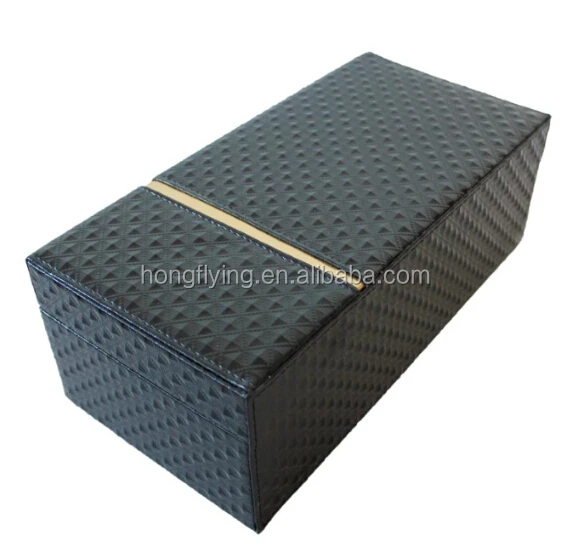 Factory Wholesale Leather Wine Bottle Case / Hot Selling Buy Glasses