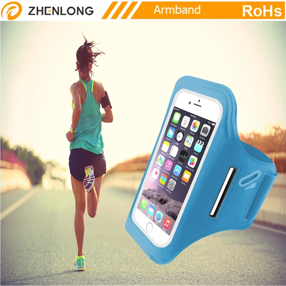 Hign Quality Customize Adjustable Sport Armband For Iphone / Samsung