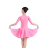 High Quality Turtleneck Girls Ballroom Dance Wear