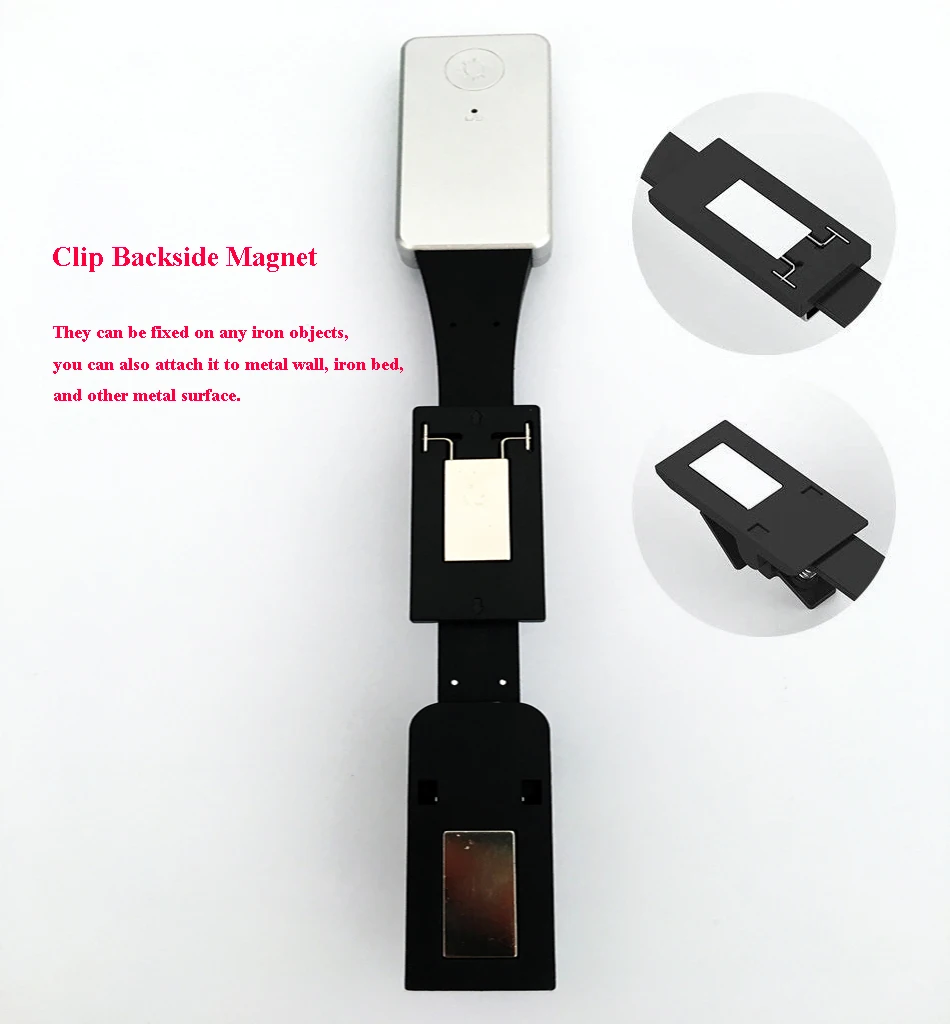 USB Rechargeable Book Light Flexible Clip Led Reading Light For Bookmark,Kindle