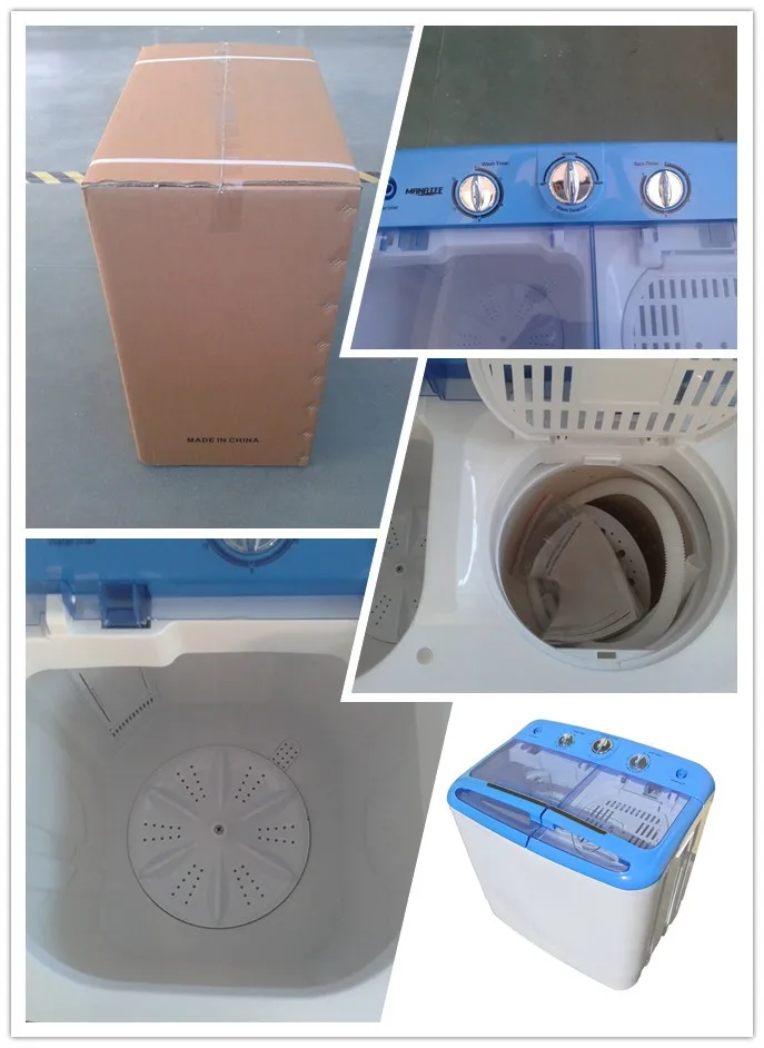 Top Loading Portable Twin Tub/semi Auto /portable Mini Washing Machine