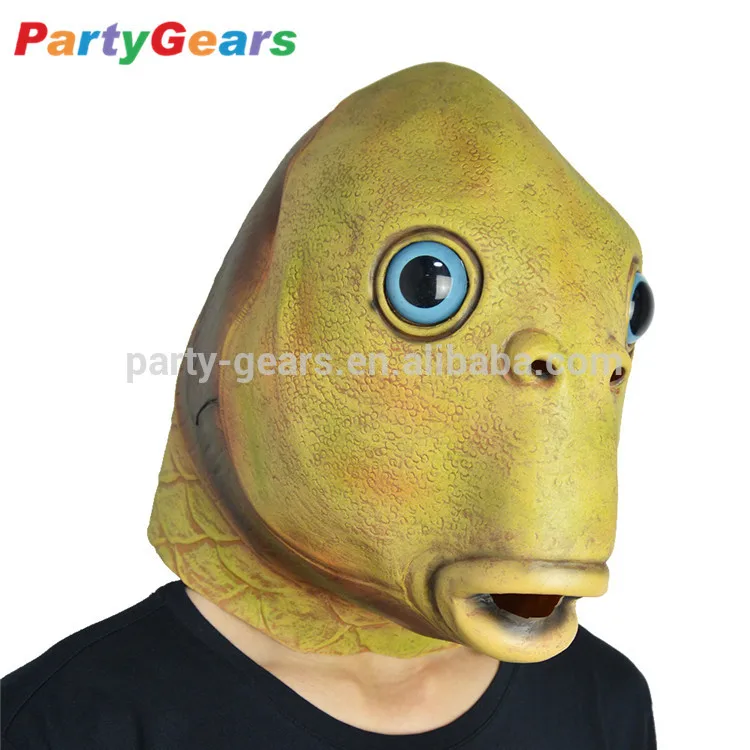 Маска щуки. Резиновая маска рыбы. Голова рыбы костюм. Маска щуки на голову.