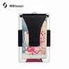 Business gift silver rfid blocking push aluminum credit card holder