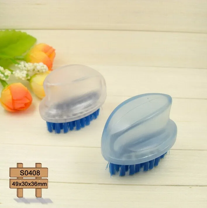 Nail Salon Pedicure Manicure Foot Shape Cheap Plastic Handle Nail Scrub