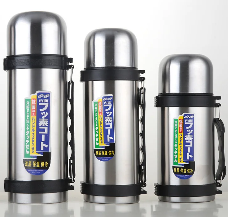 1.2l1.5l1.8l2.0l Doble Pared Termo De Acero Inoxidable 1.8L botella de acero inoxidable con aislamiento termo