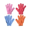 FY fashion Five Fingers Bath Towel Gloves Bath Shower Candy Colors Body Wash Skin Spa Exfoliating bath gloves