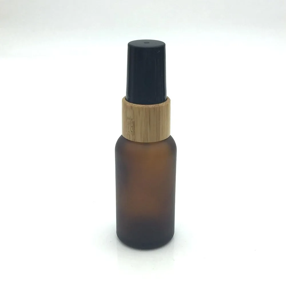 Custom Made 1oz Frosted Amber Glass Spray Bottle 30ml Empty Cosmetic Perfume Bottles With 18/415 ...