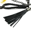 Multi-purpose key chain fashion webbing and tassel leather sheep skin customized key chains